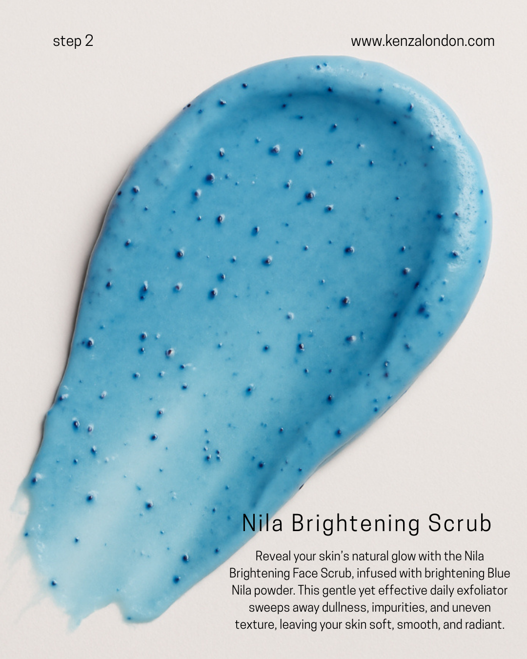 NILA Brightening Scrub + Glycolic Acid - face & body Glow Renewal -