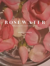 Organic Rosewater -  Enriched with Vitamin C and E - KENZA LONDON