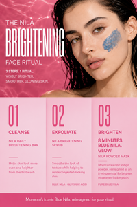 Three-step Moroccan Nila face ritual for brighter, more even-looking skin