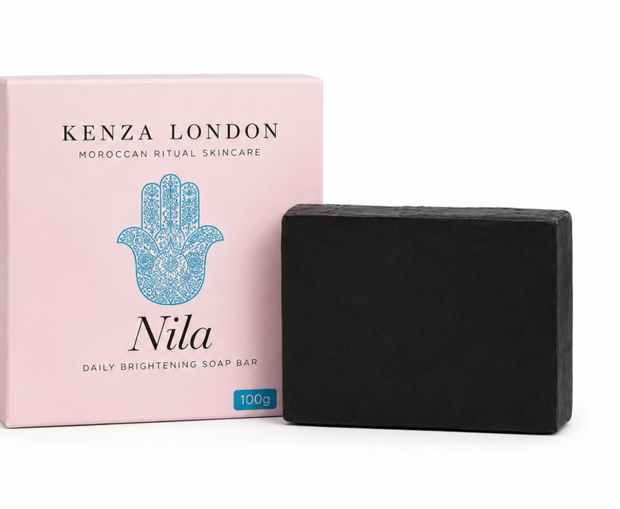Nila Daily Brightening Bar + Exfoliating Soap Pouch