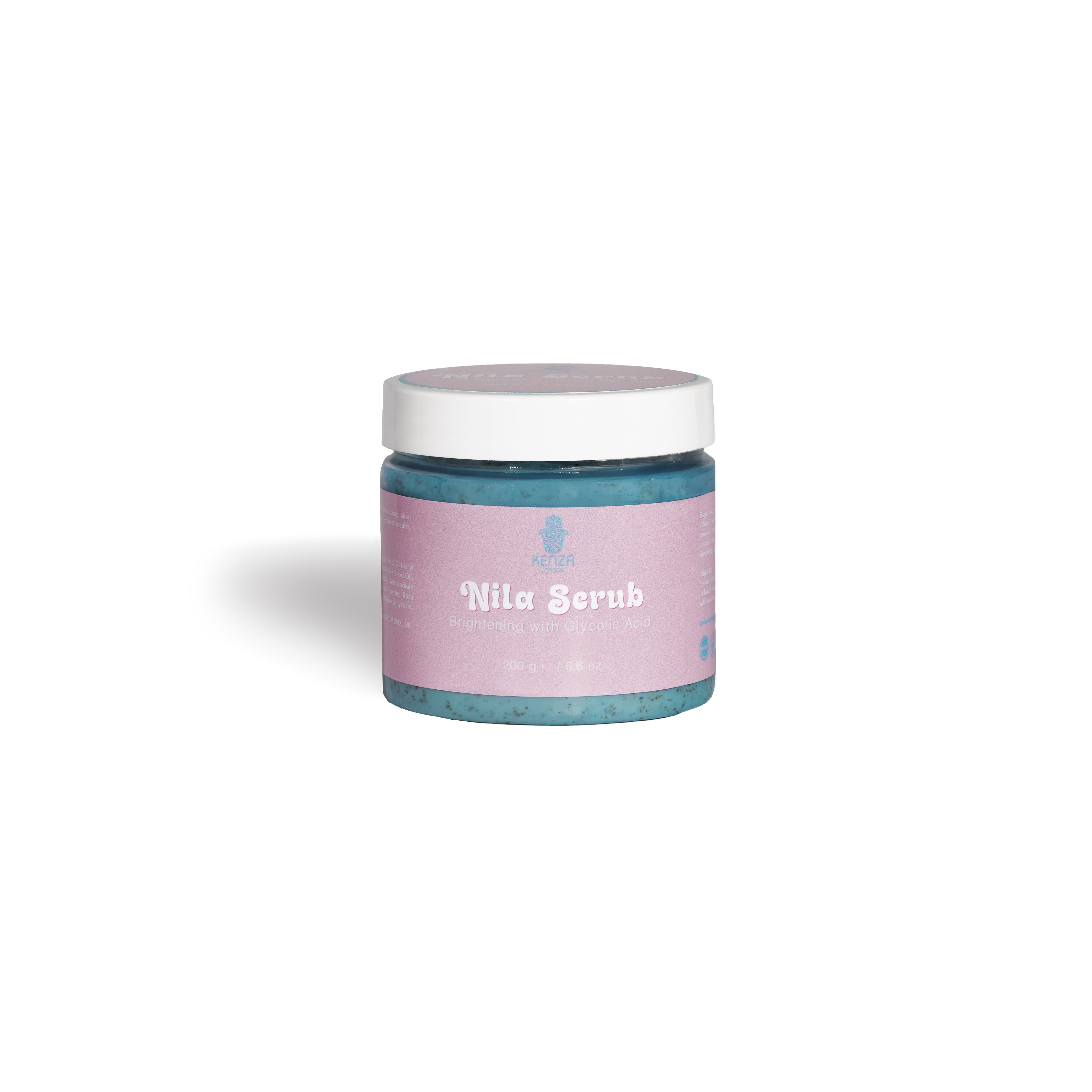 NILA Brightening Scrub + Glycolic Acid - face & body Glow Renewal -