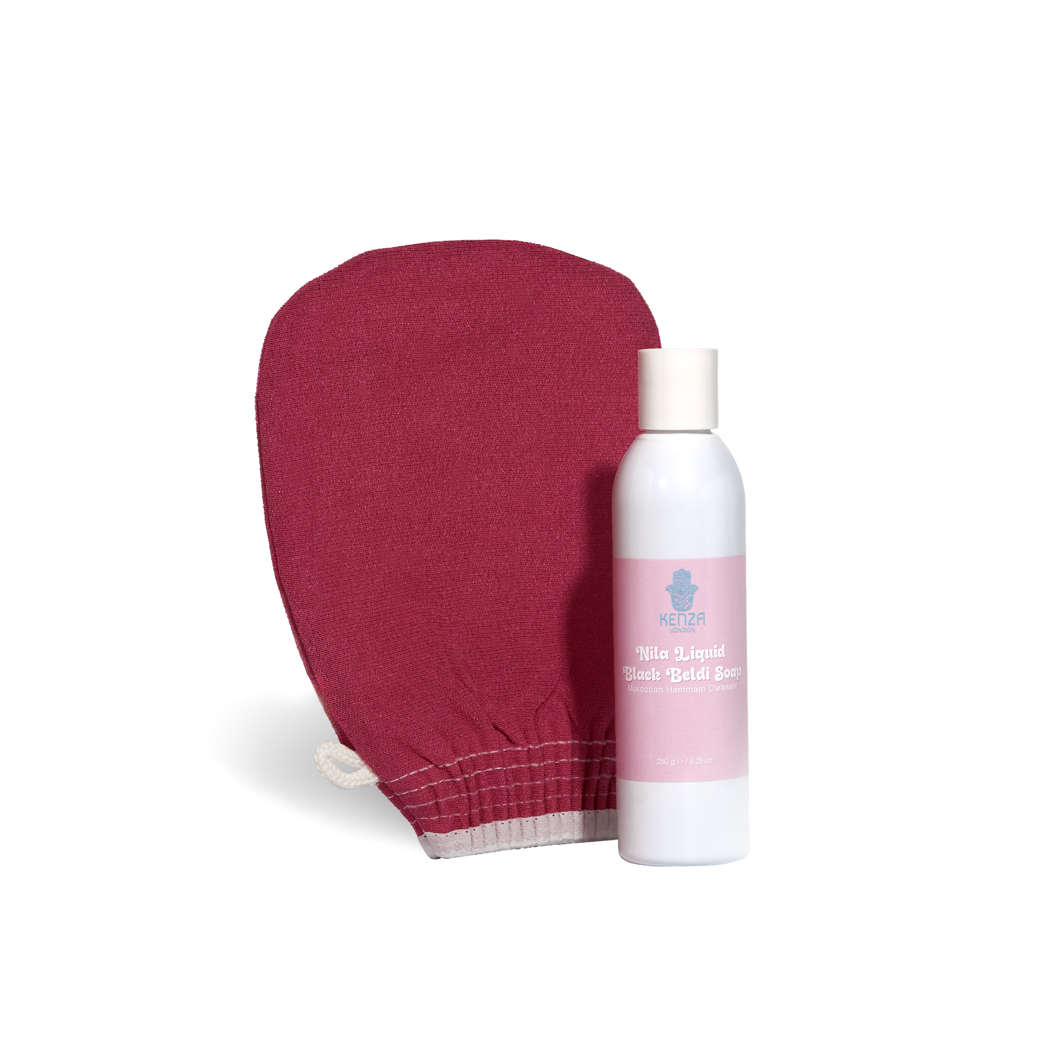 Nila Hamam Ritual: Black Beldi Soap – Free Kessa Glove