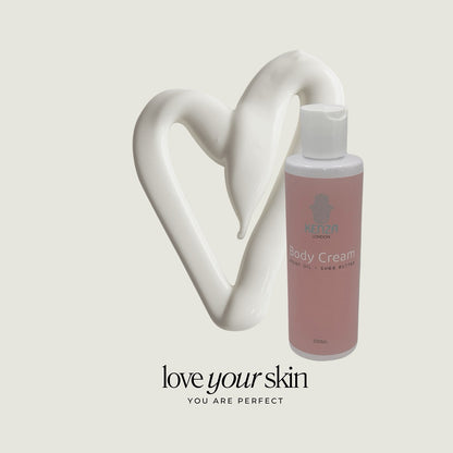 Argan Oil Body Cream with notes of Rose - KENZA LONDON